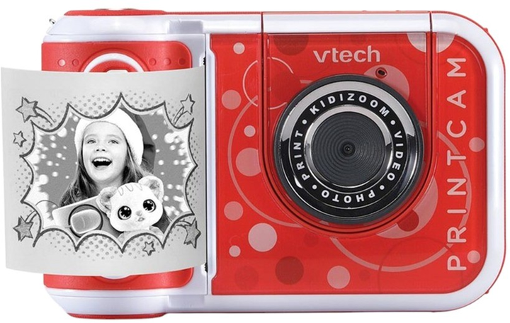 Aparat cyfrowy VTech KidiZoom Print Cam Red/White (80-549184) - obraz 3