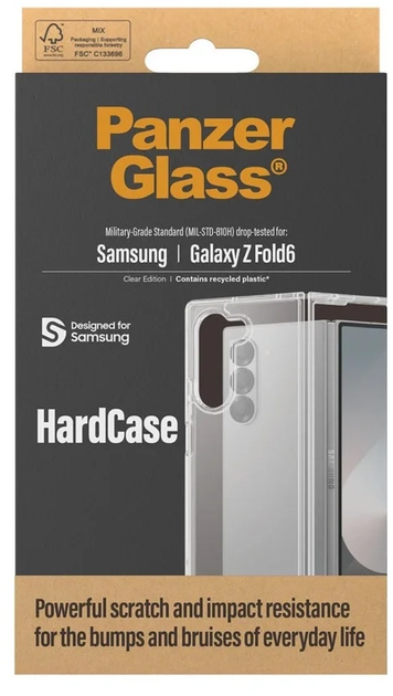 Etui PanzerGlass HardCase do Samsung Galaxy Z Fold6 Transparent (5715685002144) - obraz 3