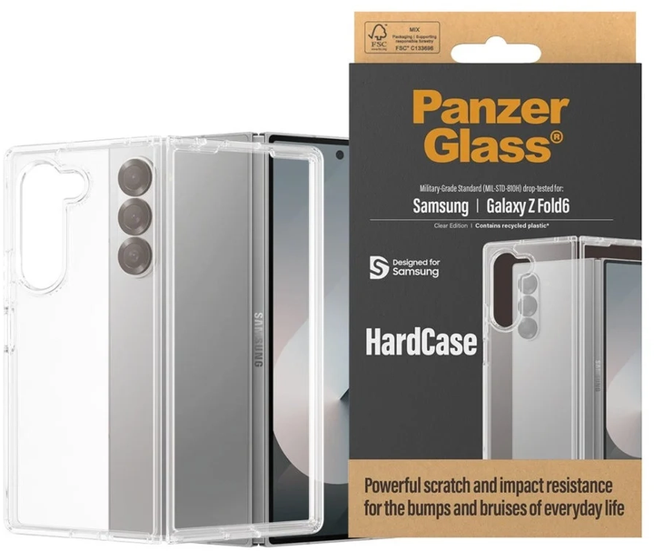 Etui PanzerGlass HardCase do Samsung Galaxy Z Fold6 Transparent (5715685002144) - obraz 4
