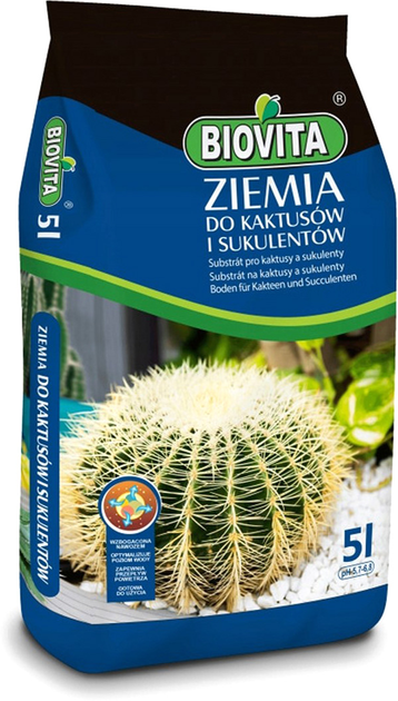Субстрат Biovita для кактусів та сукулентів 5 л (62985) - зображення 1
