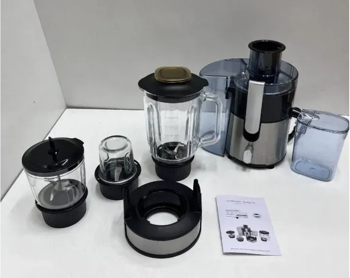 Соковыжималка блендер измельчитель кофемолка Zepline ZP-122 4 в 1 3000 Вт - изображение 2