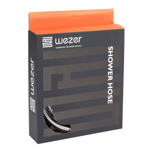 Душовий шланг WEZER WKR-009-150, 150 см, хром - Фото 2 Душовий шланг WEZER WKR-009-150, 150 см, хром - изображение 2