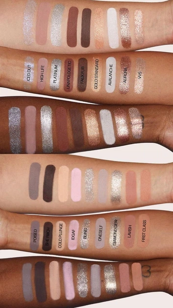 Палетка теней Huda Beauty Eyeshadow Palette (Icy Nude) 16.1 g