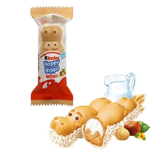 Печенье Kinder Happy Hippo с двойной кремовой начинкой 5*20,7 г - изображение 2