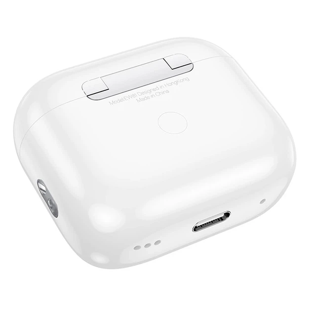 Беспроводные наушники HOCO EW81 Elegant true wireless touch screen BT headset, BT5.4, 30mAh, 300mAh, 4h, white - Фото 6 Беспроводные наушники HOCO EW81 Elegant true wireless touch screen BT headset, BT5.4, 30mAh, 300mAh, 4h, white - изображение 6
