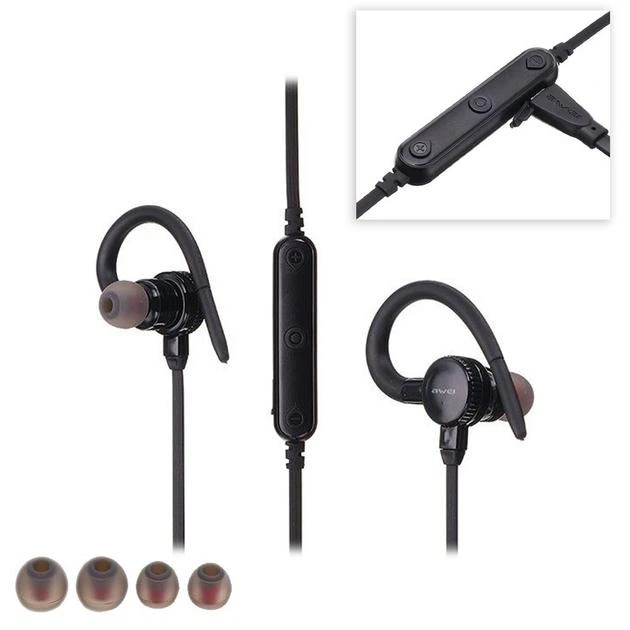Беспроводные наушники AWEI Bluetooth B925BL, BT4.2, 55mAh, 4-6h, black - изображение 9