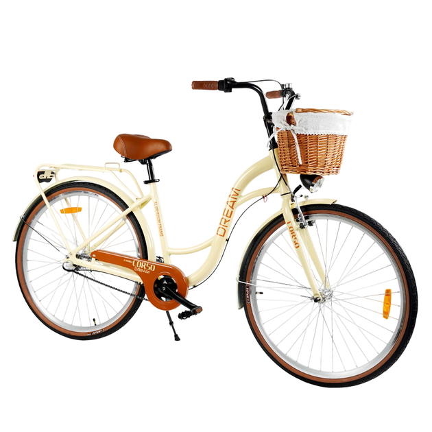 Велосипед городской Corso 28" Dream DM-280, оборудование Shimano Nexus-3, 3 скорости, алюминиевая рама. Beige (168030) - Фото 2 Велосипед городской Corso 28" Dream DM-280, оборудование Shimano Nexus-3, 3 скорости, алюминиевая рама. Beige (168030) - изображение 2