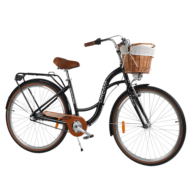 Велосипед городской Corso 28" Dream DM-286, оборудование Shimano Nexus-3, 3 скорости, алюминиевая рама. Black (168032) - изображение 2