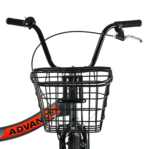Велосипед складний Corso 24" Advance AD-247, одношвидкісний, складна сталева рама 14". Black (148345) - зображення 4