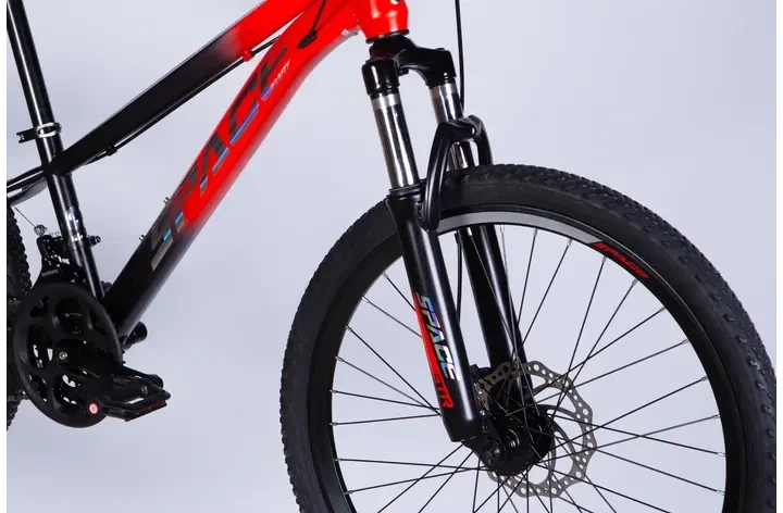 Велосипед ST 29" SPACE MARS DD FR рама-16" красно-черний - изображение 2