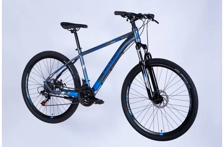 Велосипед AL 27.5" SPACE MERCURY DD FR рама-17" серо-синий - изображение 2