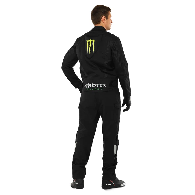 Мотокуртка текстильная с аэродинамическим горбом MONSTER MS-5528-G 2XL черный - изображение 12