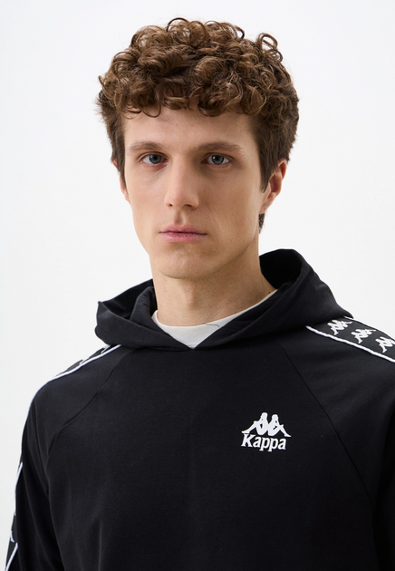 Толстовка Kappa 52-54 Чорний 133900KAP-99 - Фото 3 Толстовка Kappa 52-54 Чорний 133900KAP-99 - зображення 3