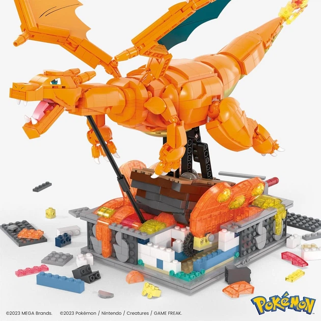 Конструктор Механический Чаризард с движениями MEGA Pokémon Action Figure Motion Charizard Pokemon - изображение 4