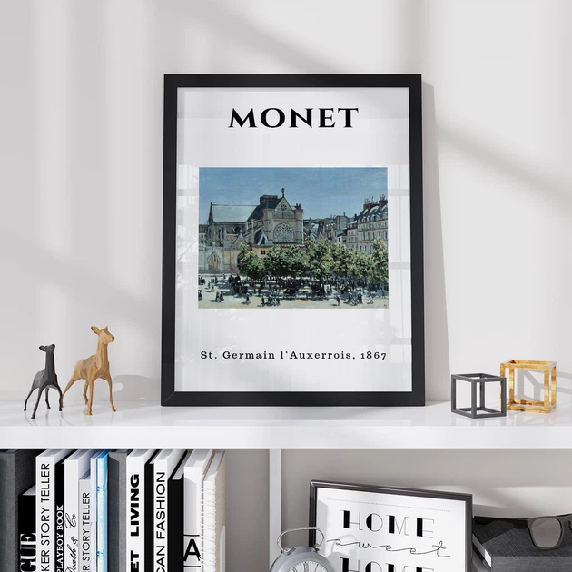 Постер Roomy "St Germain" Белая рамка с антибликовым стеклом A4 (29.7x21 cm) - Фото 5 Постер Roomy "St Germain" Белая рамка с антибликовым стеклом A4 (29.7x21 cm) - изображение 5