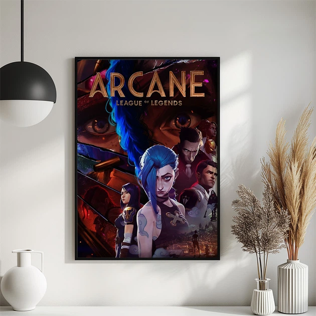 Постер Roomy "Arcane Legends" Біла рамка з глянцевим склом A1 (84.1x59.4 cm.) - зображення 2
