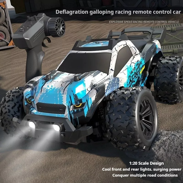 Радиоуправляемая машинка ZLL SG318 PRO 1:20 4WD монстр трак внедорожник на пульте скоростная RC машинка до 20 км/ч для детей и взрослых - Фото 7 Радиоуправляемая машинка ZLL SG318 PRO 1:20 4WD монстр трак внедорожник на пульте скоростная RC машинка до 20 км/ч для детей и взрослых - изображение 7