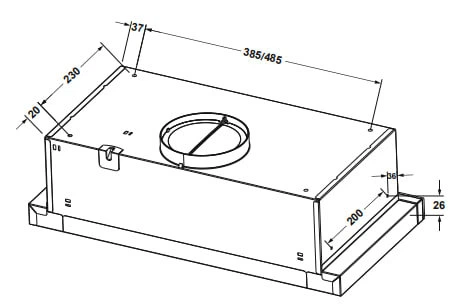 Вытяжка Eleyus LOTUS 700 50 BL - Фото 17 Вытяжка Eleyus LOTUS 700 50 BL - изображение 17
