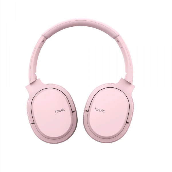 Розовые наушники накладные беспроводные HAVIT HV-I62 Deep Pink - изображение 7