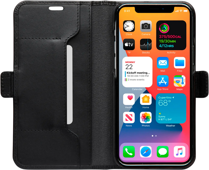 Etui z klapką Dbramante Copenhagen Slim do Apple iPhone 12 Pro Max Black (CS67GTBL1174) - obraz 7