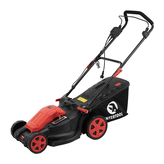 Газонокосилка электрическая INTERTOOL WT-2265 (1.8 кВт, 230 В~50 Гц, 3200 об/мин, ширина захвата 400 мм, высота среза 25-75 мм, контейнер 40 литров) - изображение 3