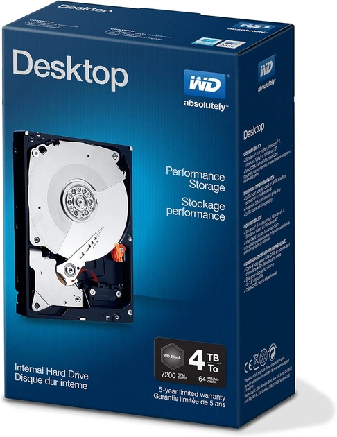 Жесткий диск 4 TB WD Black Gaming (WDBSLA0040HNC-NRSN) RTL - изображение 4