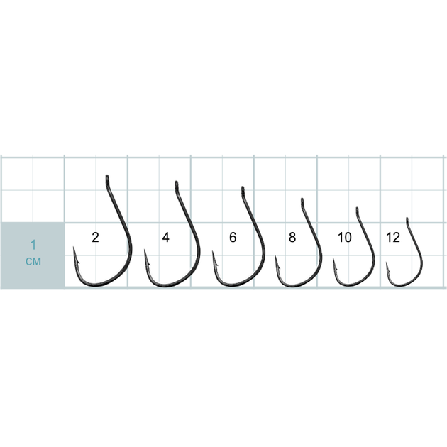 Гачки GURZA Pint Hook №2 (5шт) - Фото 2 Гачки GURZA Pint Hook №2 (5шт) - зображення 2