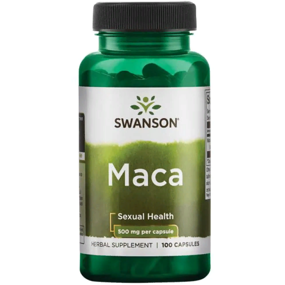 Екстракт MACA Swanson Maca 500 mg 100 капсул - Фото 1 Екстракт MACA Swanson Maca 500 mg 100 капсул - зображення 1