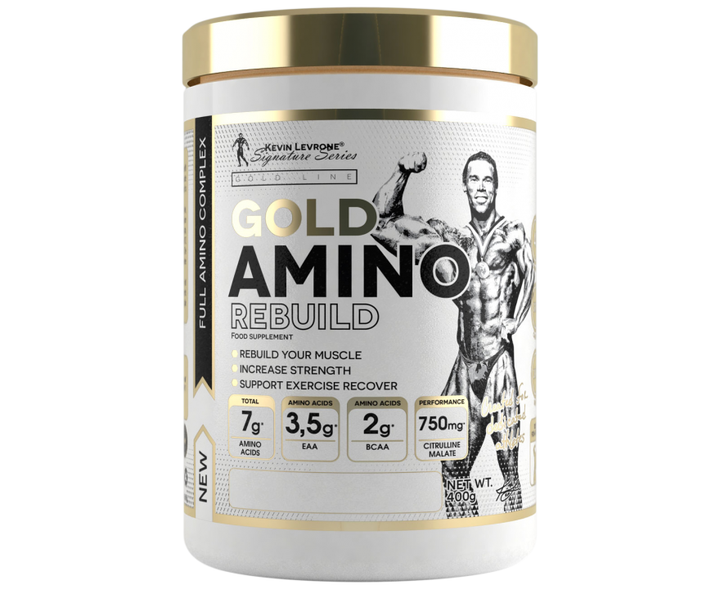 Комплекс аминокислот Kevin Levrone Gold Amino Rebuild 400 грамм Манго лимон - Фото 1 Комплекс аминокислот Kevin Levrone Gold Amino Rebuild 400 грамм Манго лимон - изображение 1