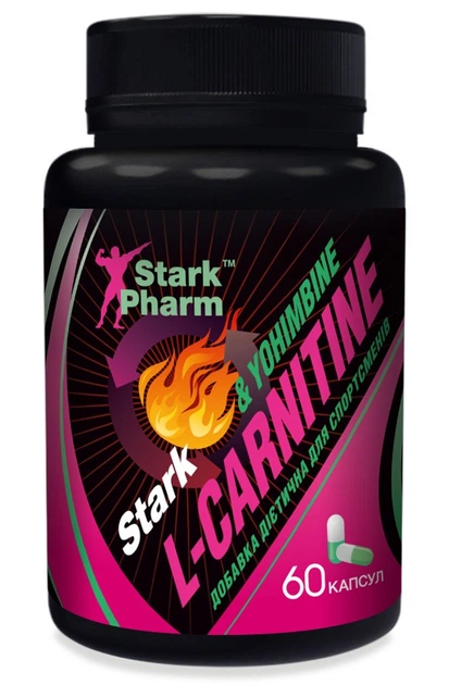 l carnitine yohimbine Л-карнитин + йохимбин Stark Pharm Stark L-Carnitine/Yohimbine 60 капсул –  фото, отзывы, характеристики в интернет-магазине ROZETKA от продавца:  Healthy Market