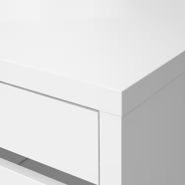 Компьютерный стол MICKE 105х50 см IKEA 802.130.74 белый - Фото 3 Компьютерный стол MICKE 105х50 см IKEA 802.130.74 белый - изображение 3