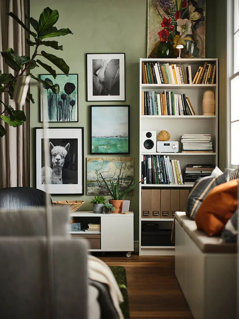 Книжкова шафа BILLY IKEA 002.638.50 білий - Фото 5 Книжкова шафа BILLY IKEA 002.638.50 білий - зображення 5