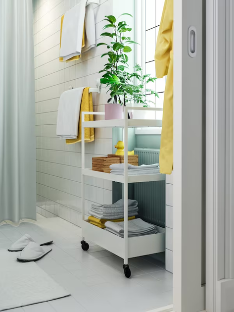 Тележка NISSAFORS IKEA 404.657.33 белый - изображение 9