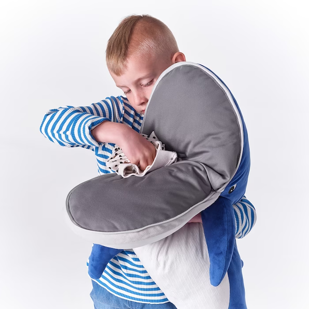 Плюшева іграшка синій кит BLAVINGAD IKEA 005.221.13 - Фото 6 Плюшева іграшка синій кит BLAVINGAD IKEA 005.221.13 - зображення 6