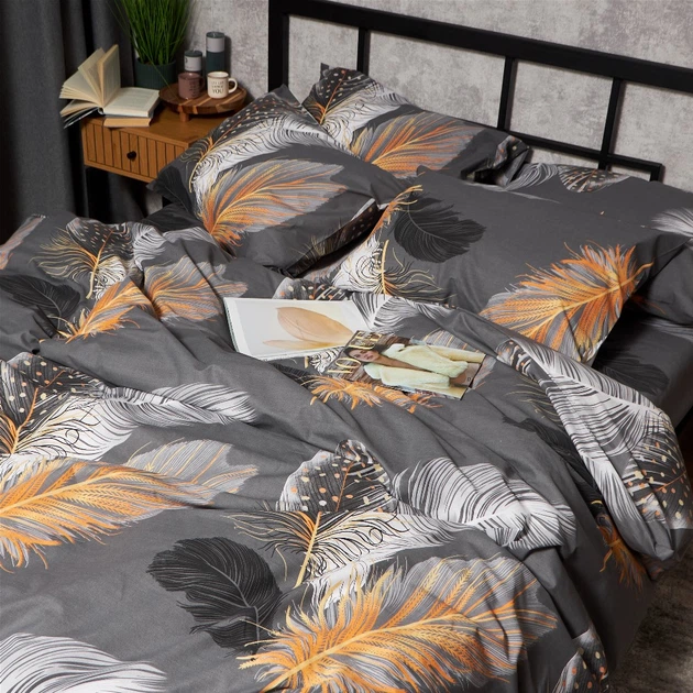 Набор наволочек Moon&Star Бязь Gold Люкс Mystic Feathers 70х70 2 шт (MS-840001409) - изображение 3