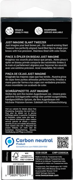 Пінцет для брів Tweezerman Mickey & Minnie Just Imagine Slant (0038097024913) - зображення 8