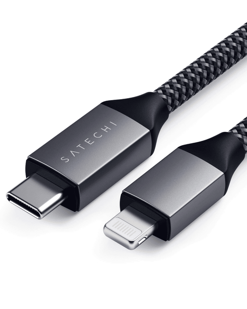 Кабель USB-C to Lightning Satechi USB-C to Lightning Cable Space Gray (1.8 m) (ST-TCL18M) - зображення 14