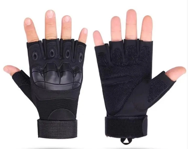 Тактические беспалые перчатки Outdoor Tactics черные XL - изображение 3