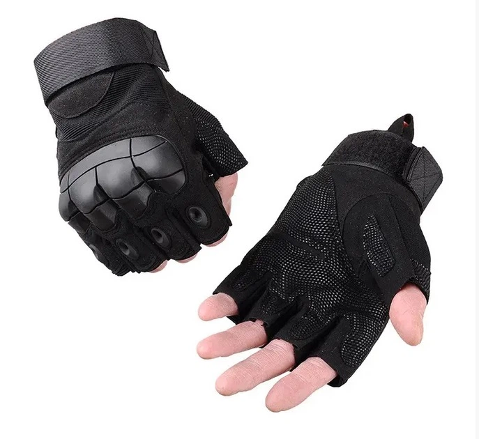Тактические беспалые перчатки Outdoor Tactics черные XL - изображение 7