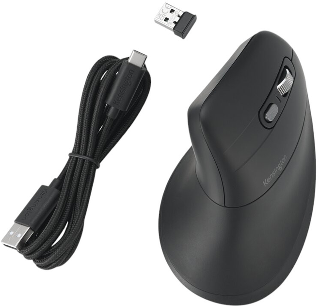 Mysz Kensington Pro Fit Ergo MY630 EQ Wireless/Bluetooth Black (K72482WW) - obraz 7