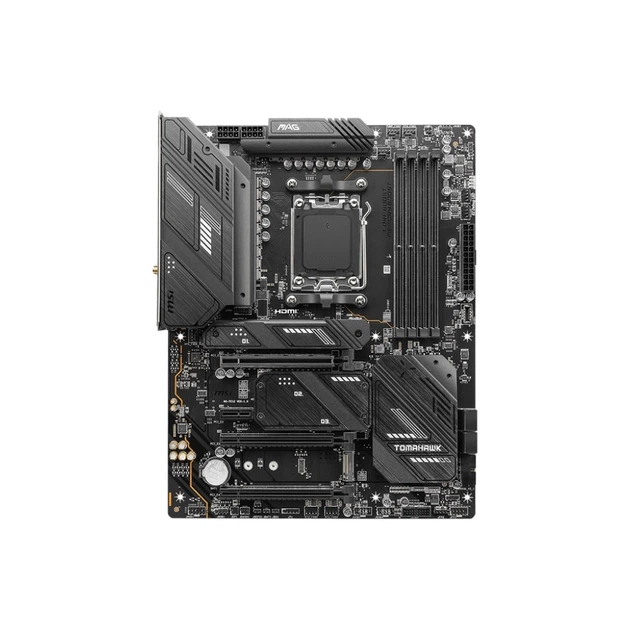 Материнcька плата MSI MAG X670E TOMAHAWK WIFI sAM5 X670 4xDDR5 M.2 HDMI DP WiFi BT ATX - зображення 6