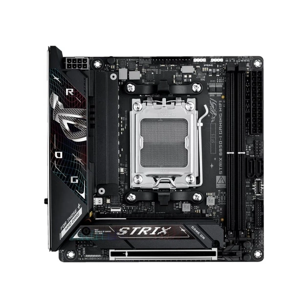 Материнcька плата ASUS ROG STRIX B850-I GAMING WIFI sAM5 B850 2xDDR5 M.2 HDMI USB Type-C WiFi BT mIT - Фото 11 Материнcька плата ASUS ROG STRIX B850-I GAMING WIFI sAM5 B850 2xDDR5 M.2 HDMI USB Type-C WiFi BT mIT - зображення 11