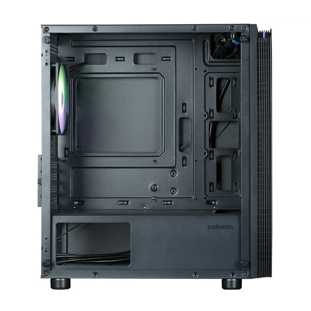 Корпус Zalman T4 Plus без БП, 2xUSB3.0, 1xUSB2.0, 1x120мм ARGB, VGA 320мм, TG Side Panel, mATX - изображение 11