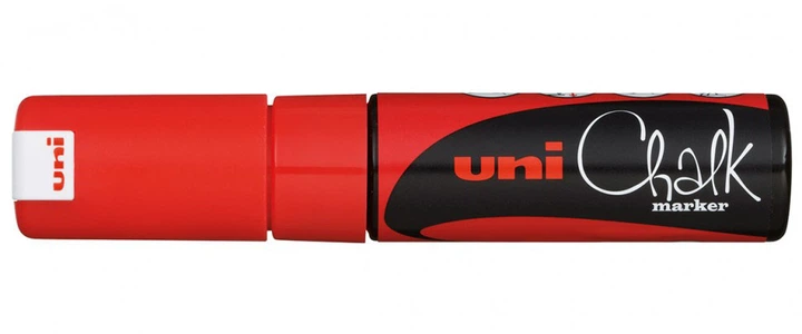 Маркер меловой Uni Posca 8 мм Красный (PWE-8K RED) - Фото 2 Маркер меловой Uni Posca 8 мм Красный (PWE-8K RED) - изображение 2