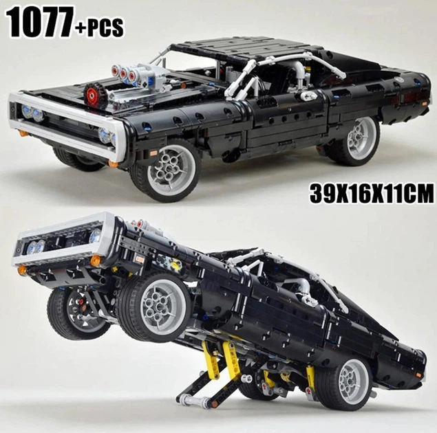 Конструктор Technic Dodge Charger 1077 деталей авто Доминика Торетто игрушка (42111) - изображение 4