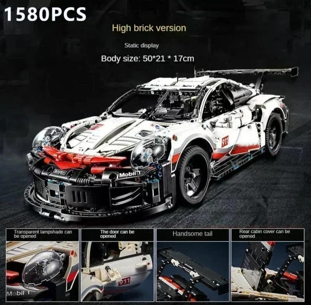 Конструктор Technic Porsche 911 з двигуном і пультом управління