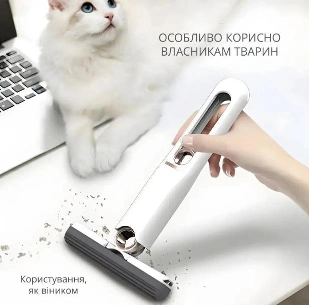 Мини-швабра MINI MOP XL-340 с автоотжимом, компактная, легкая, для уборки дома, авто - изображение 6