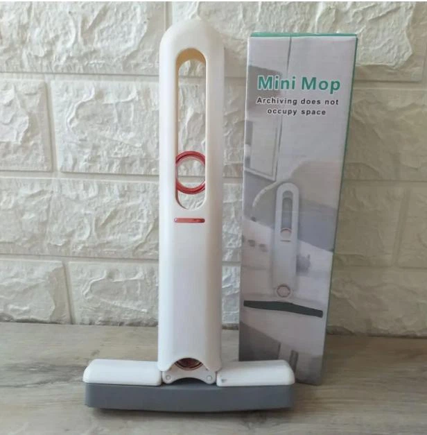 Мини-швабра MINI MOP XL-340 с автоотжимом, компактная, легкая, для уборки дома, авто - изображение 10