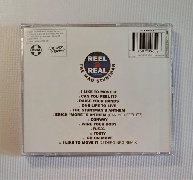 Reel 2 Real Featuring The Mad Stuntman – Move It! (1996) Audio CD (импорт, буклет) - изображение 3