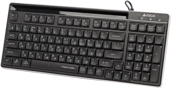 Клавиатура проводная A4Tech FX70 USB Black (4711421001861) - изображение 2